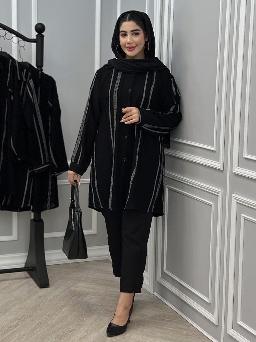 مانتو مشکی 1