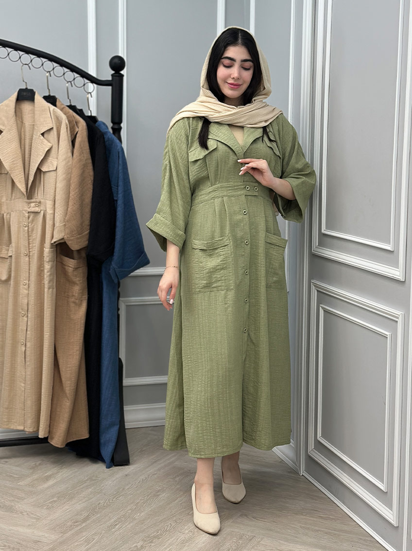 مانتو پسته ای 1