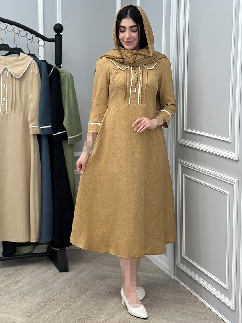 پیراهن نسکافه ای 1