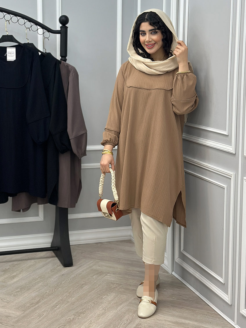 پیراهن نسکافه ای 1