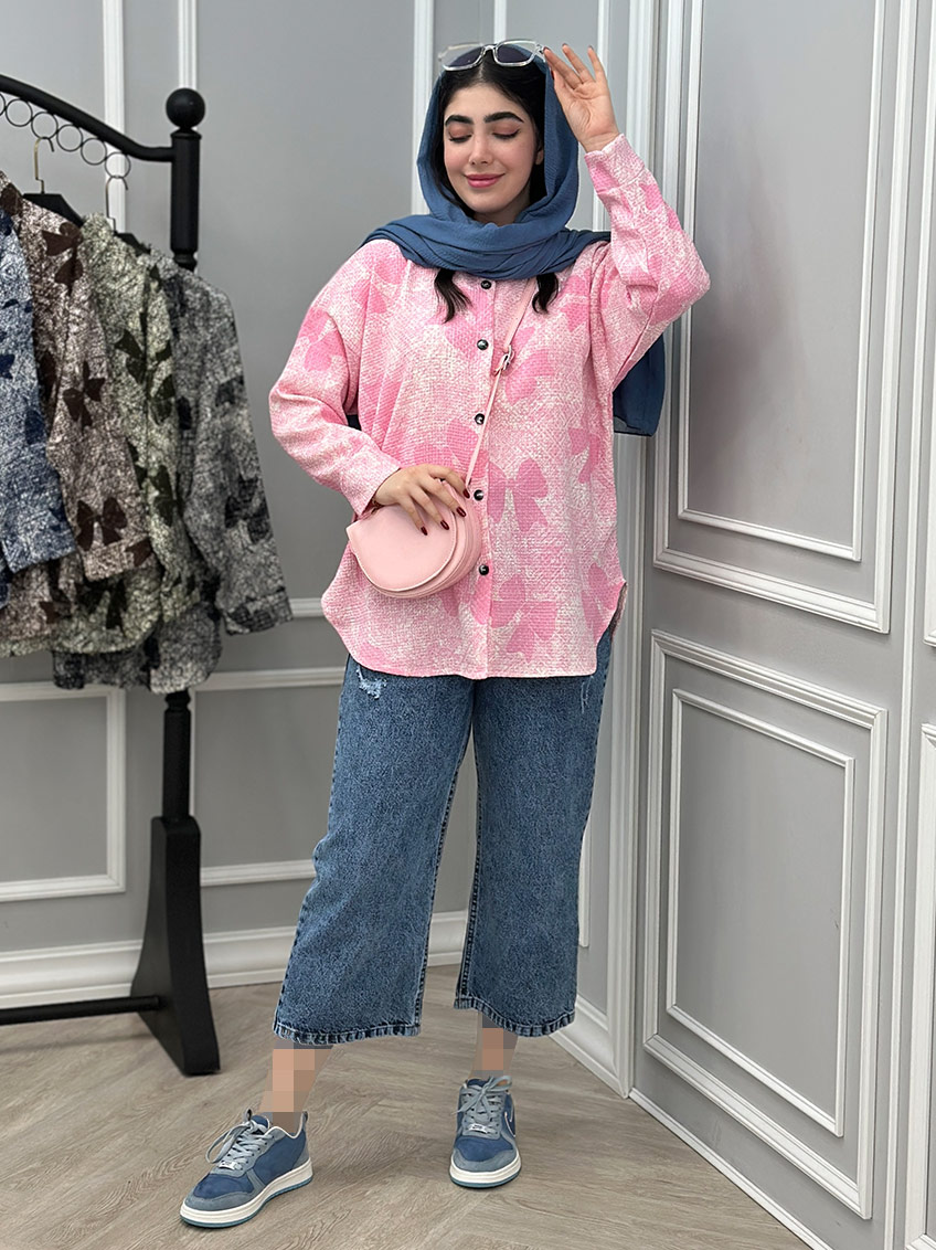 شومیز صورتی 1