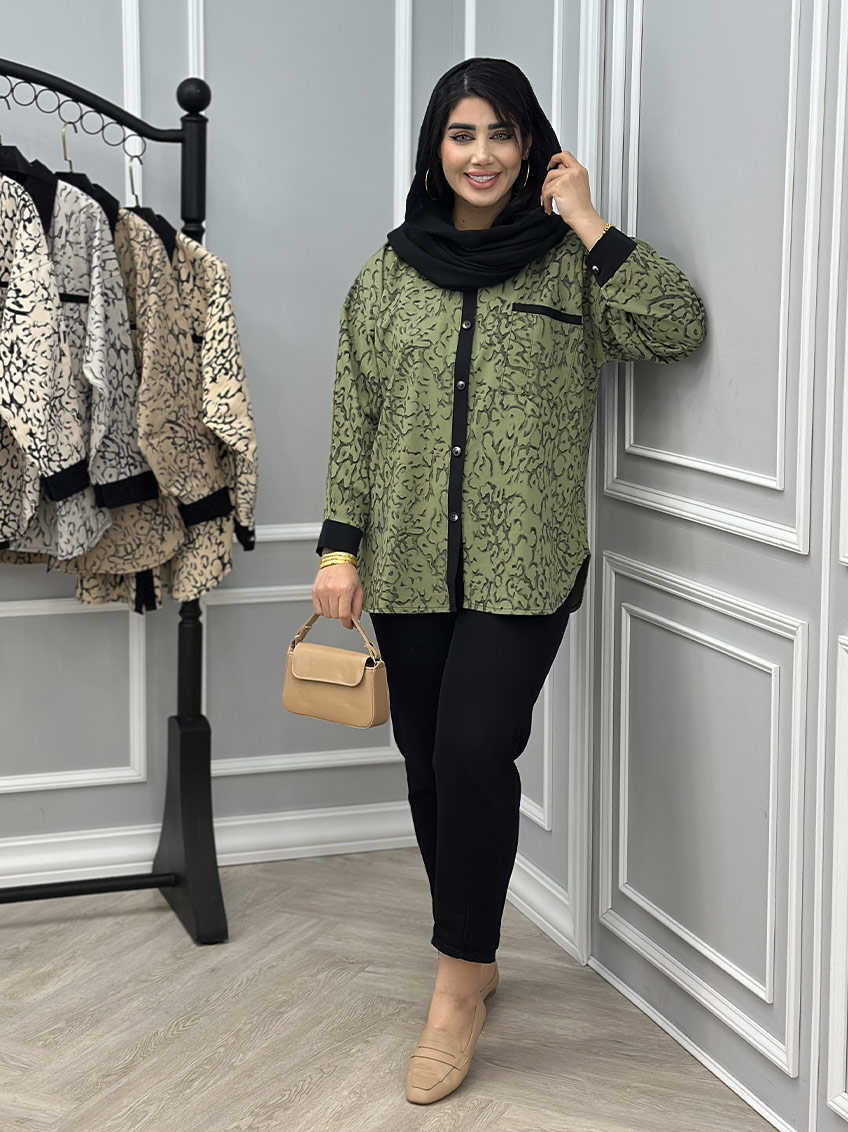 شومیز پسته ای 1