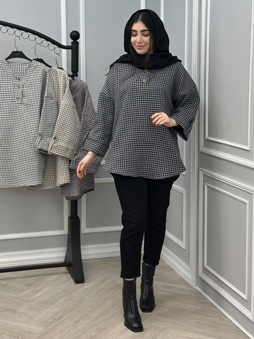 شومیز طوسی 1