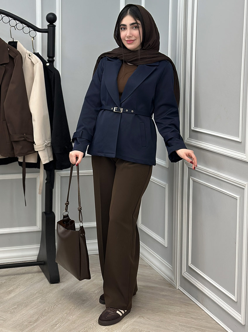 بارانی سرمه ای 1