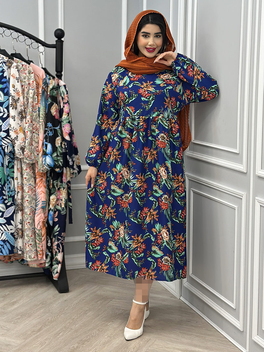 پیراهن نخی ریحانه 1