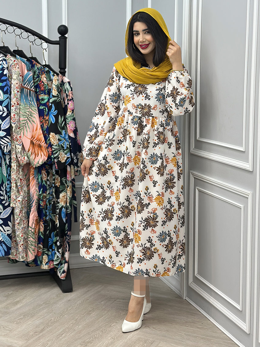 پیراهن نخی ریحانه 1