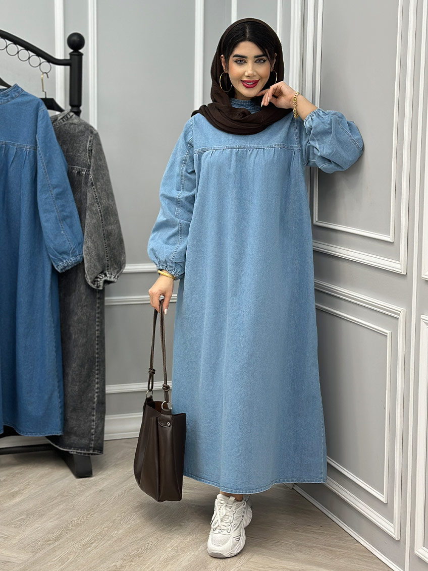 پیراهن آبی یخی 1