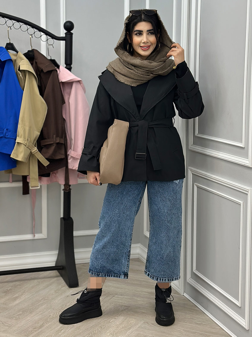 بارانی مشکی 1