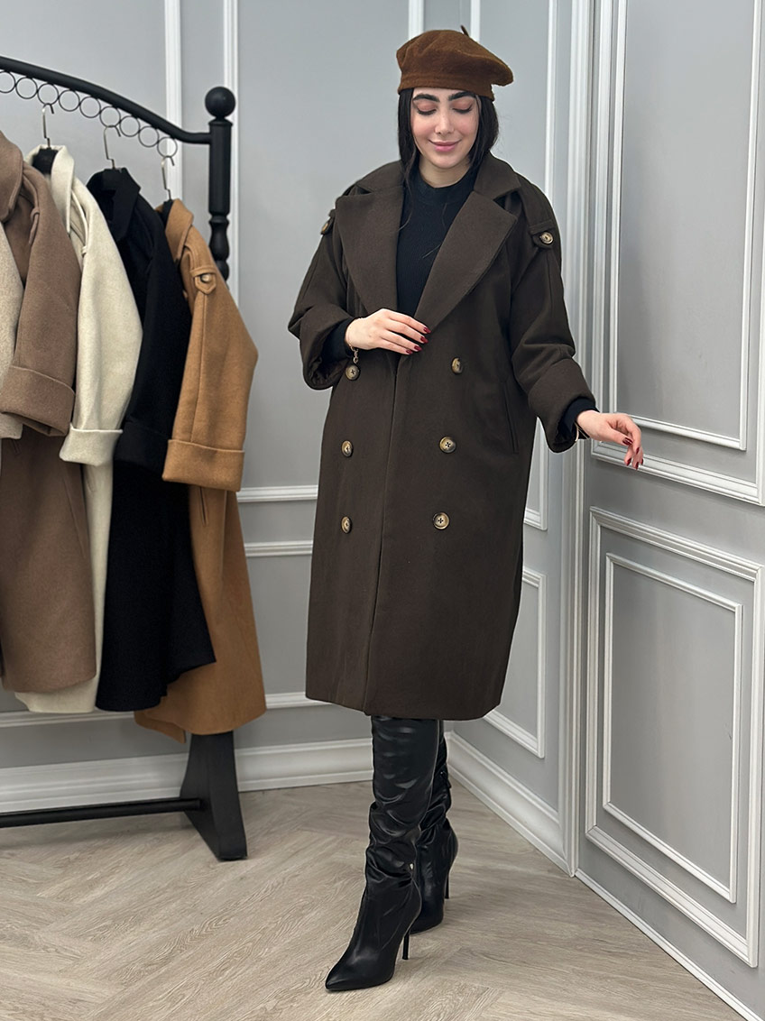 پالتو قهوه ای سوخته 1