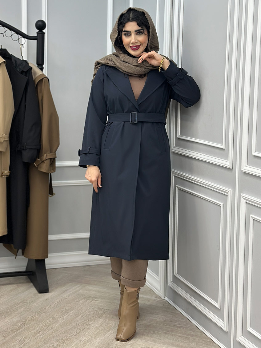 بارانی سرمه ای 1