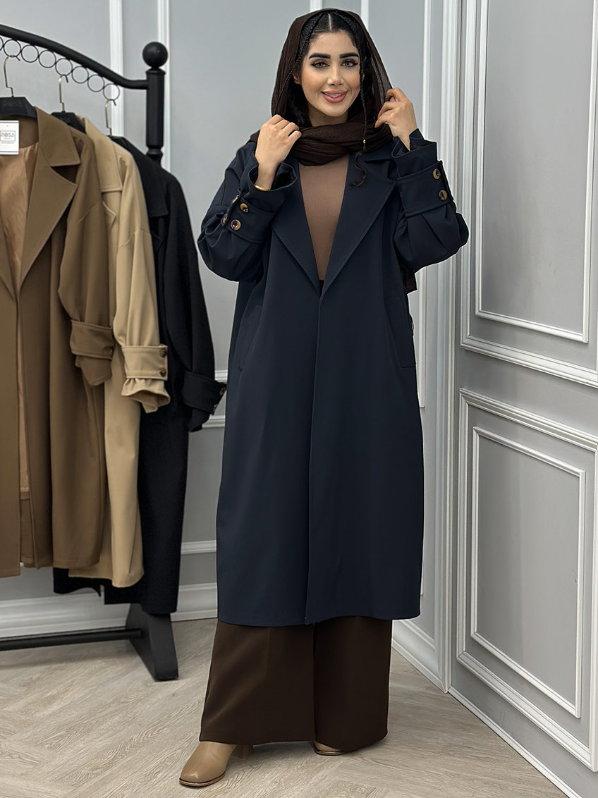 بارانی سرمه ای 1