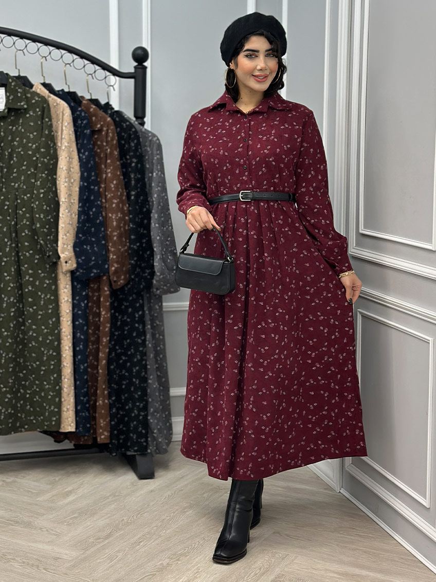 پیراهن زرشکی 1