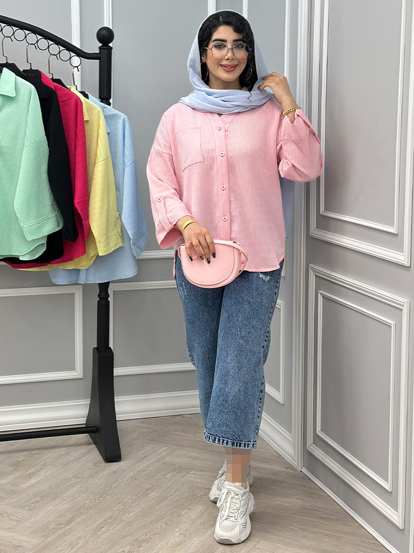 شومیز صورتی 1