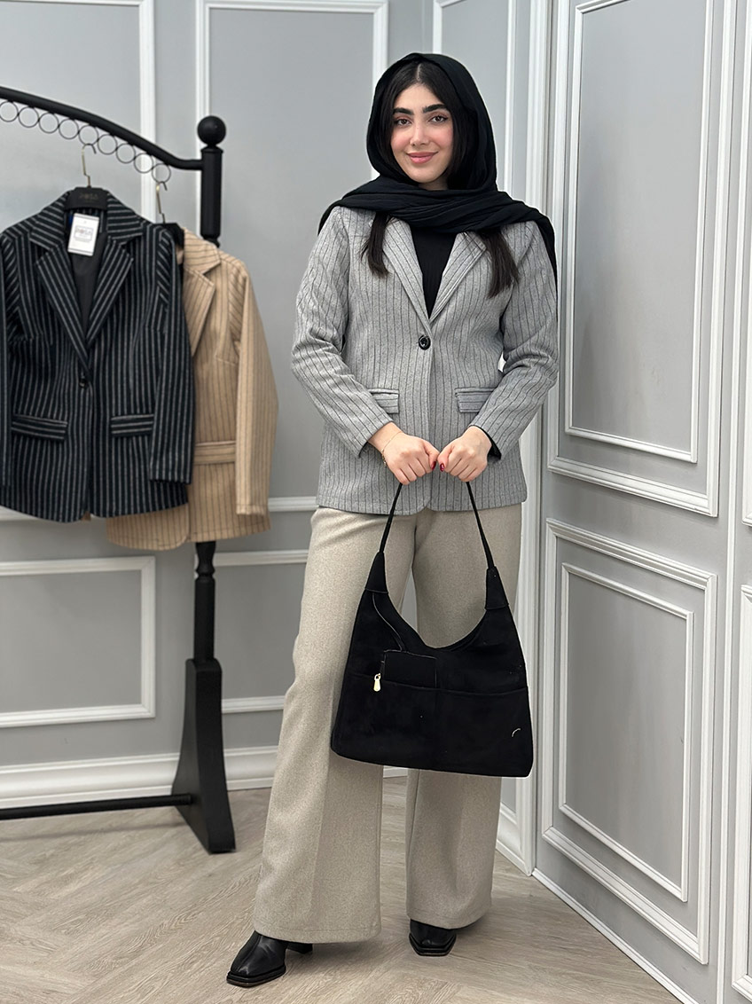 کت طوسی روشن 1