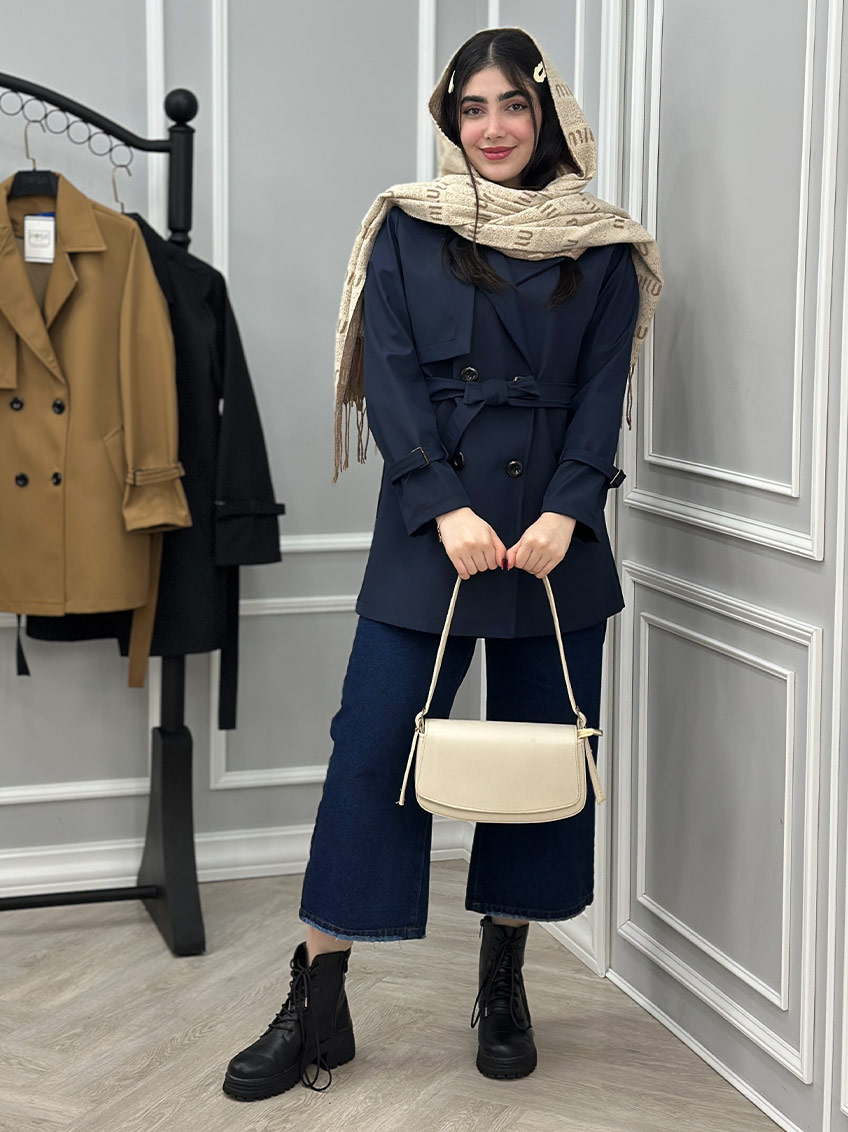 بارانی سرمه ای 1