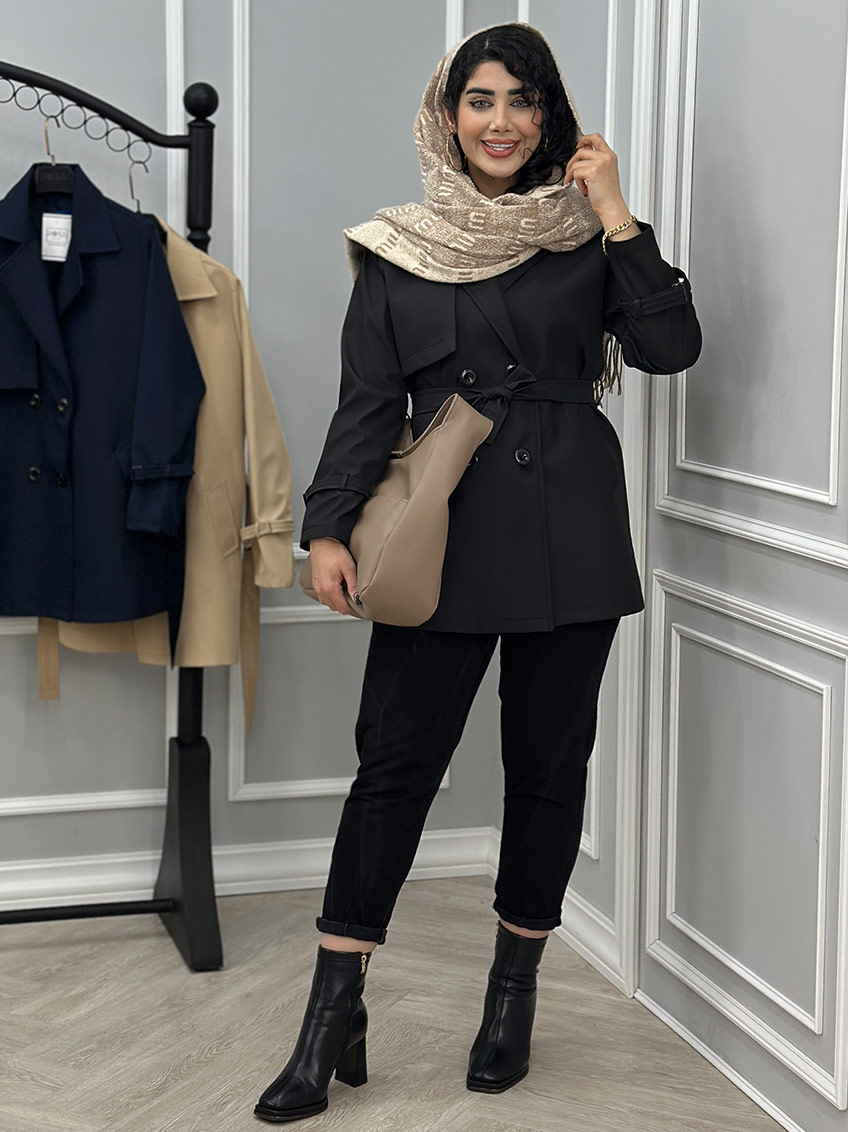 بارانی مشکی 1