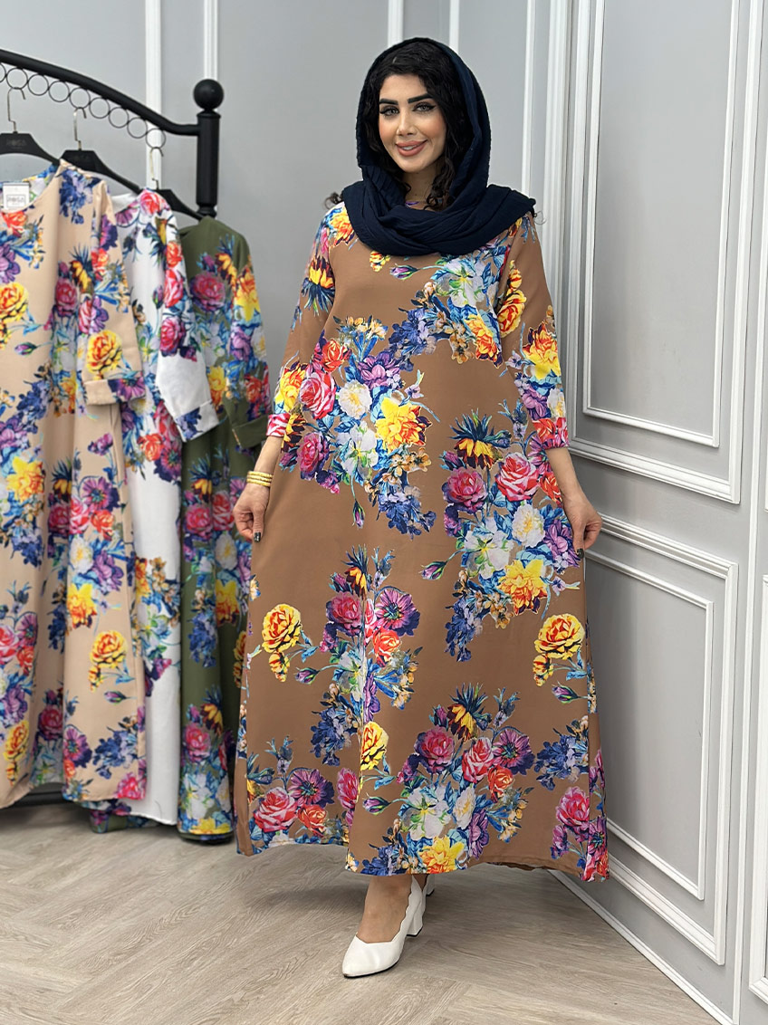 پیراهن نسکافه ای 1