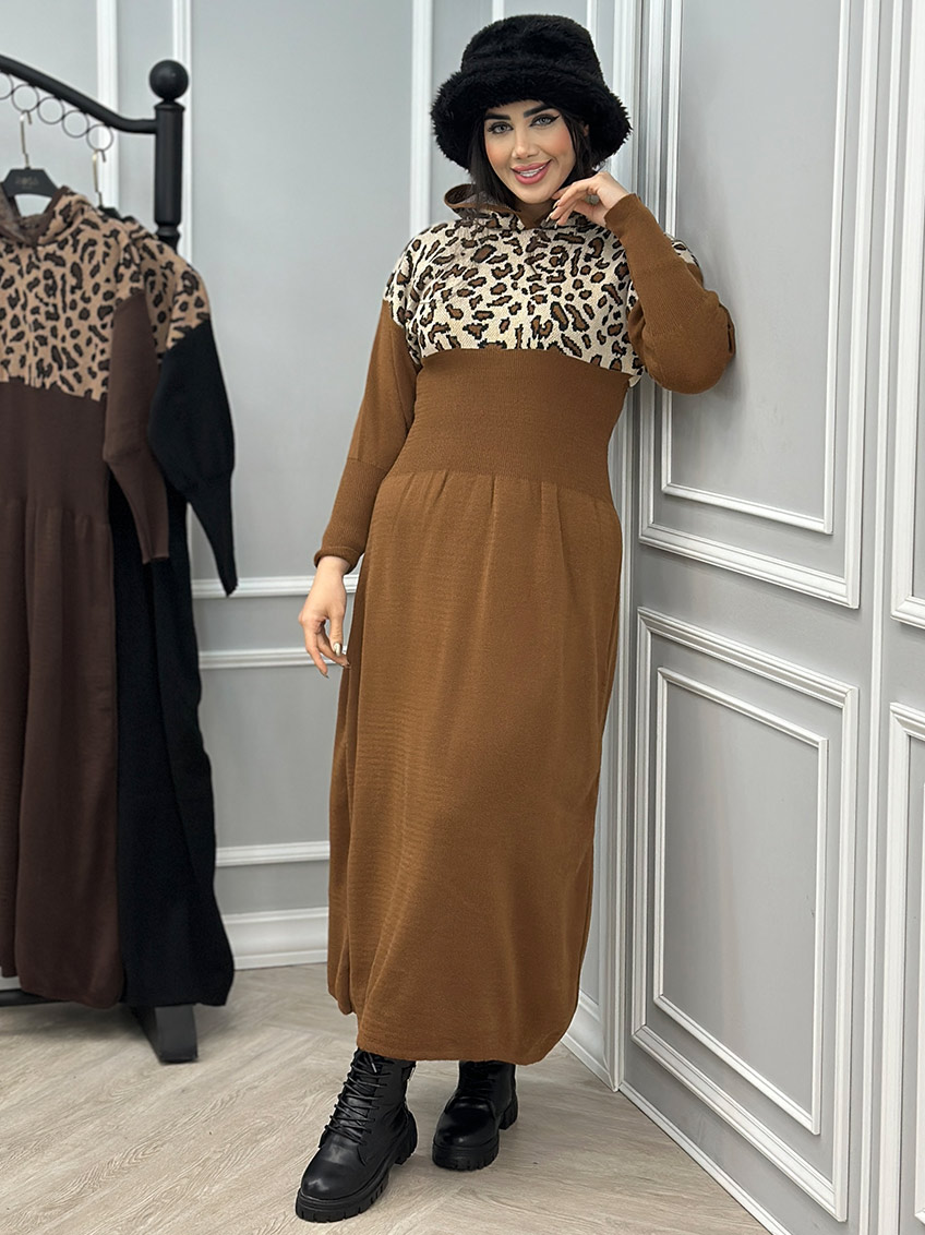 پیراهن بافت کلاهدار افراشته  1