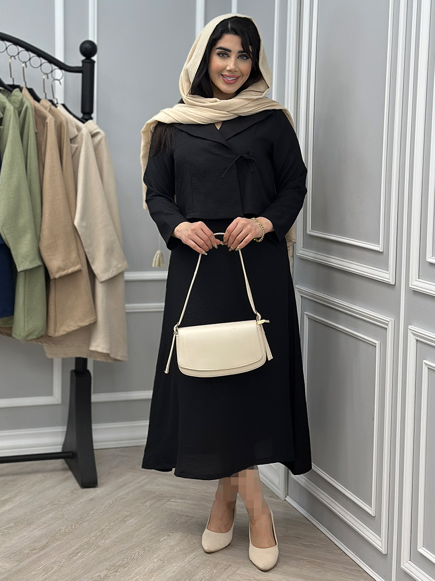 کت و دامن شانتون مدل شاهپر 1