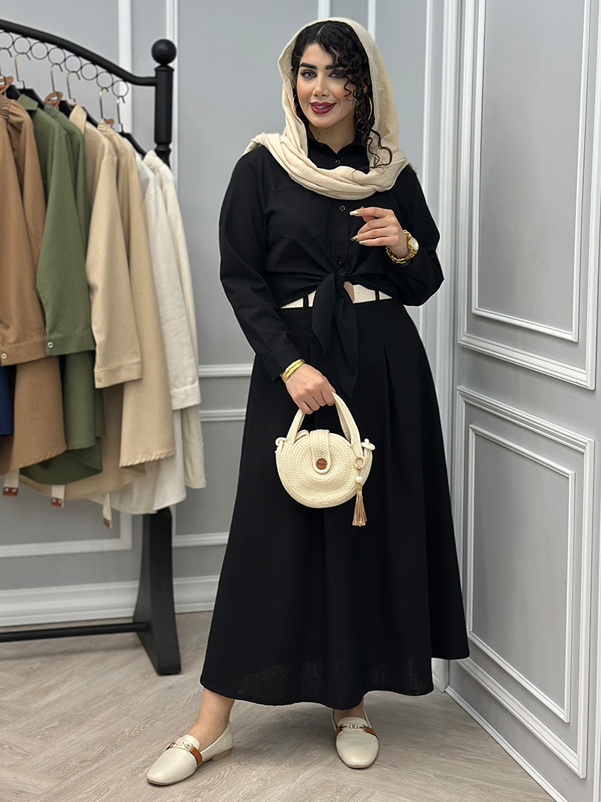 شومیز و دامن لینن آنوش 1