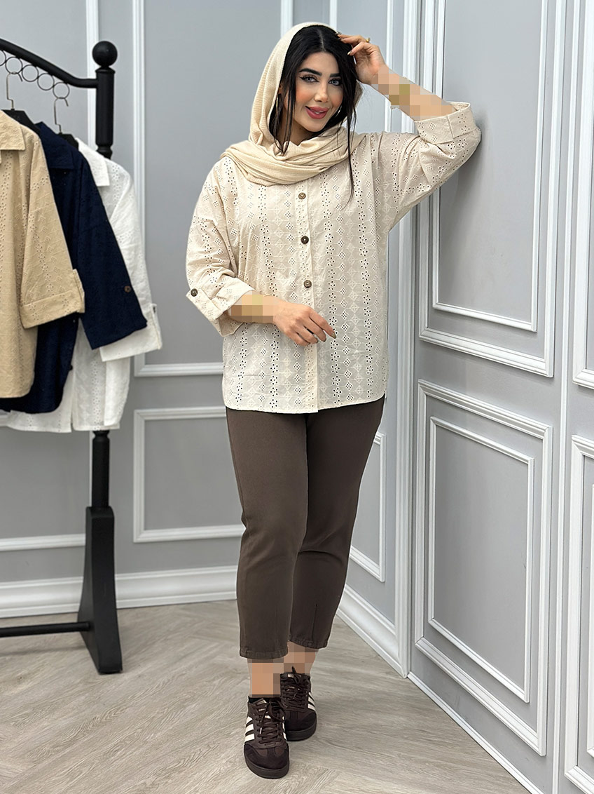 شومیز لینن گوزل 1