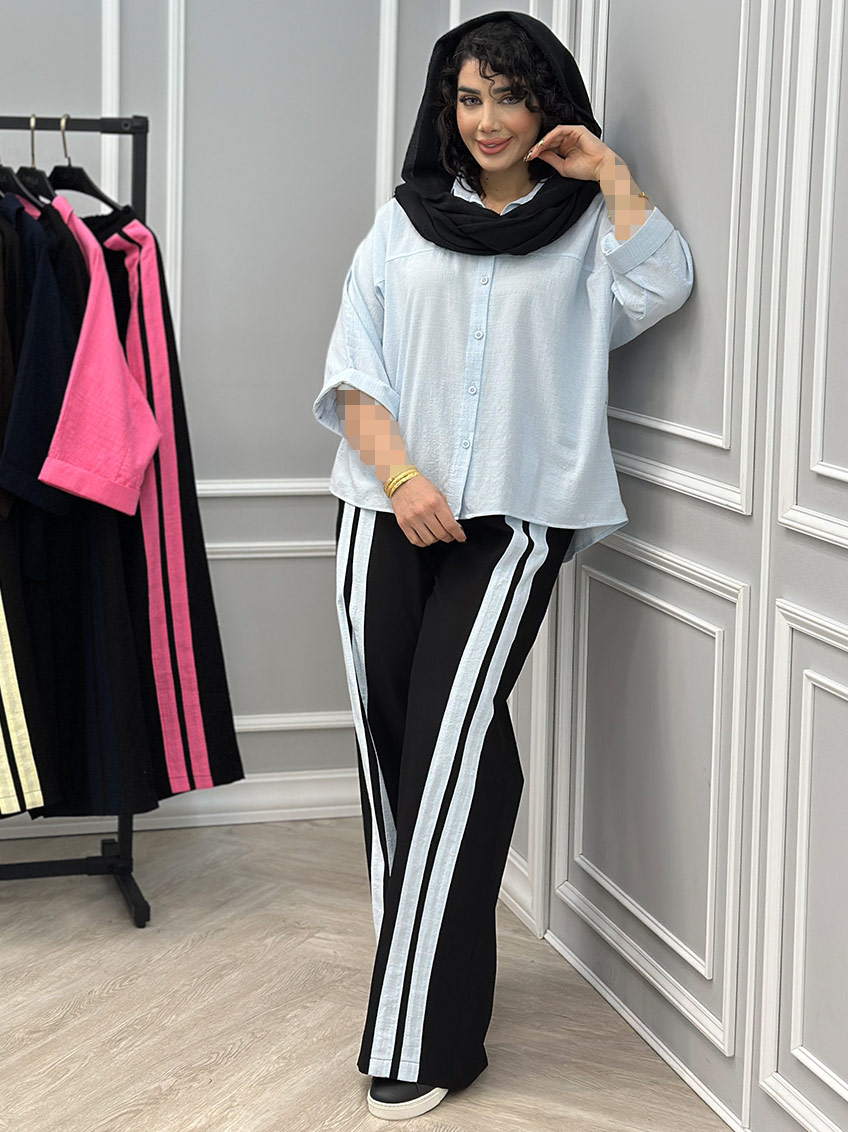 شومیز و شلوار لینن راشل 1