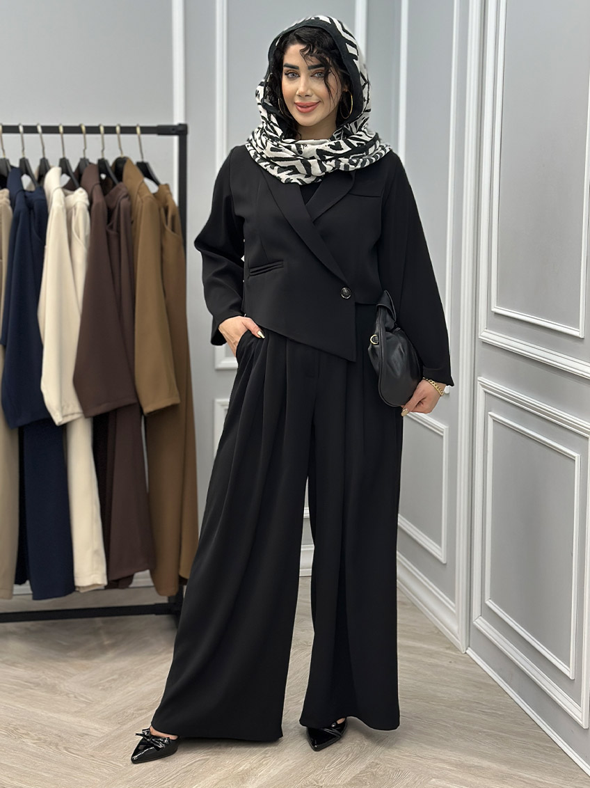 کراپ کت و شلوار آلیشا  1