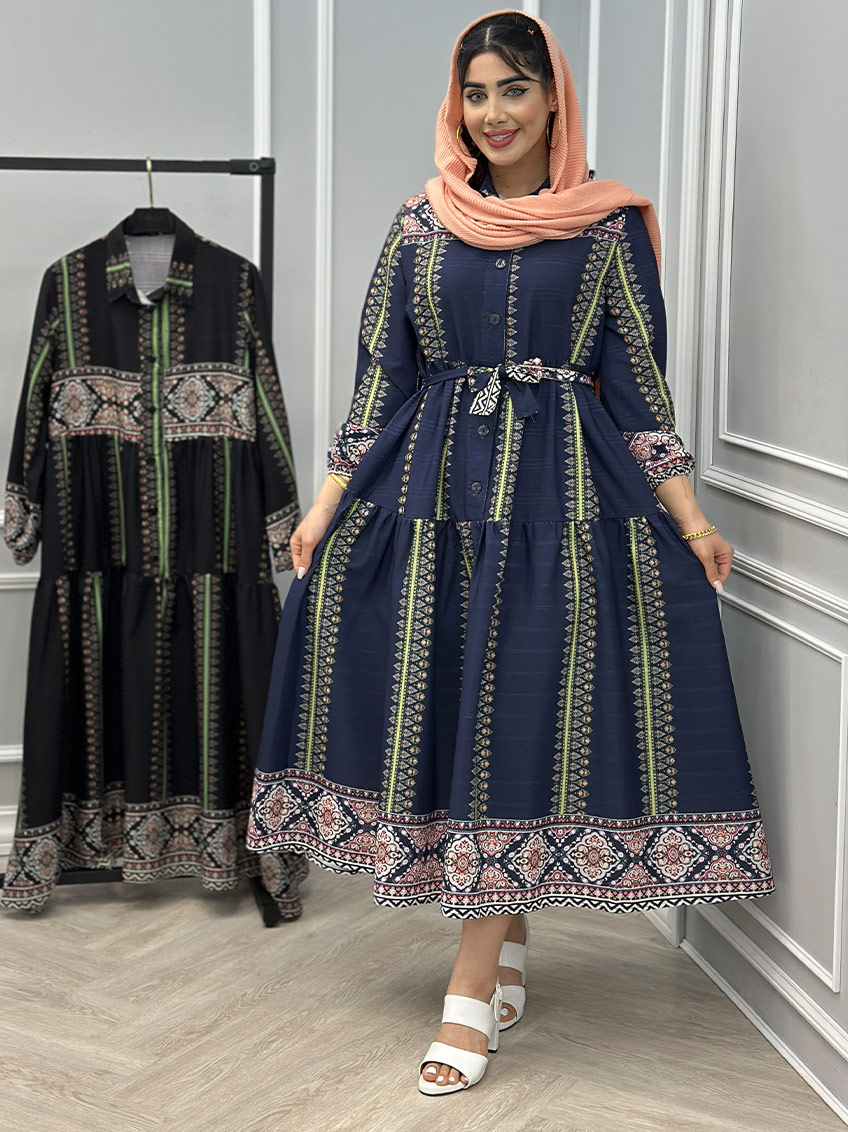 پیراهن سرمه ای 1