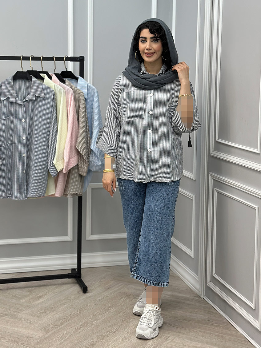 شومیز طوسی 1