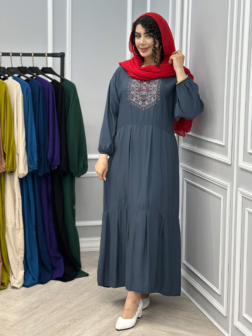 پیراهن طوسی تیره 1