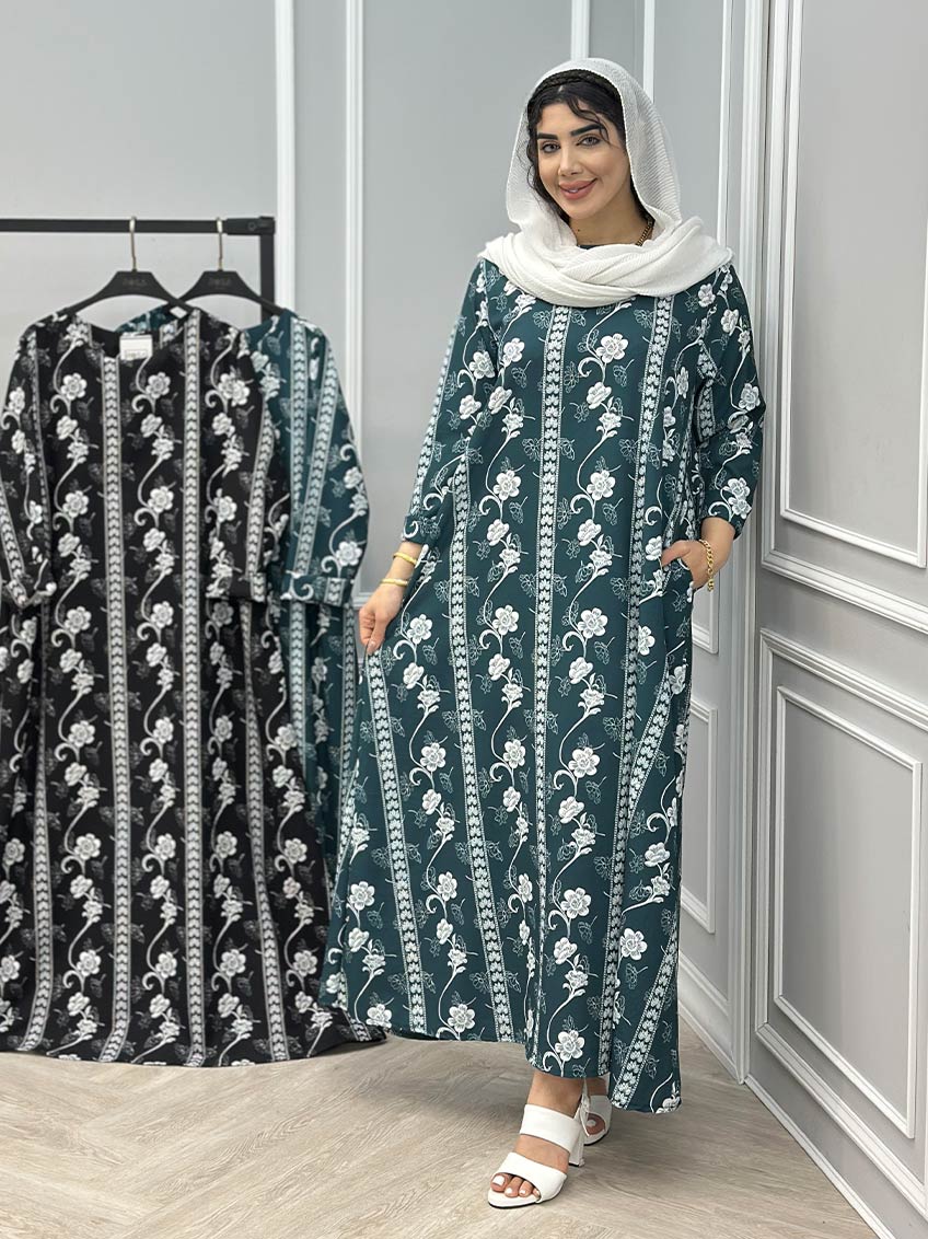 پیراهن پفکی گلاب  1