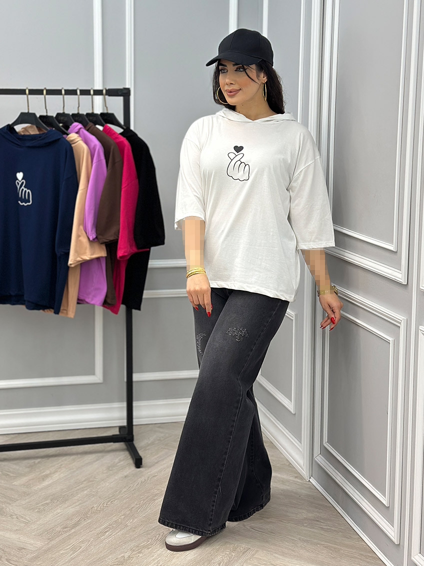 تیشرت کلاهدار شاهو 1