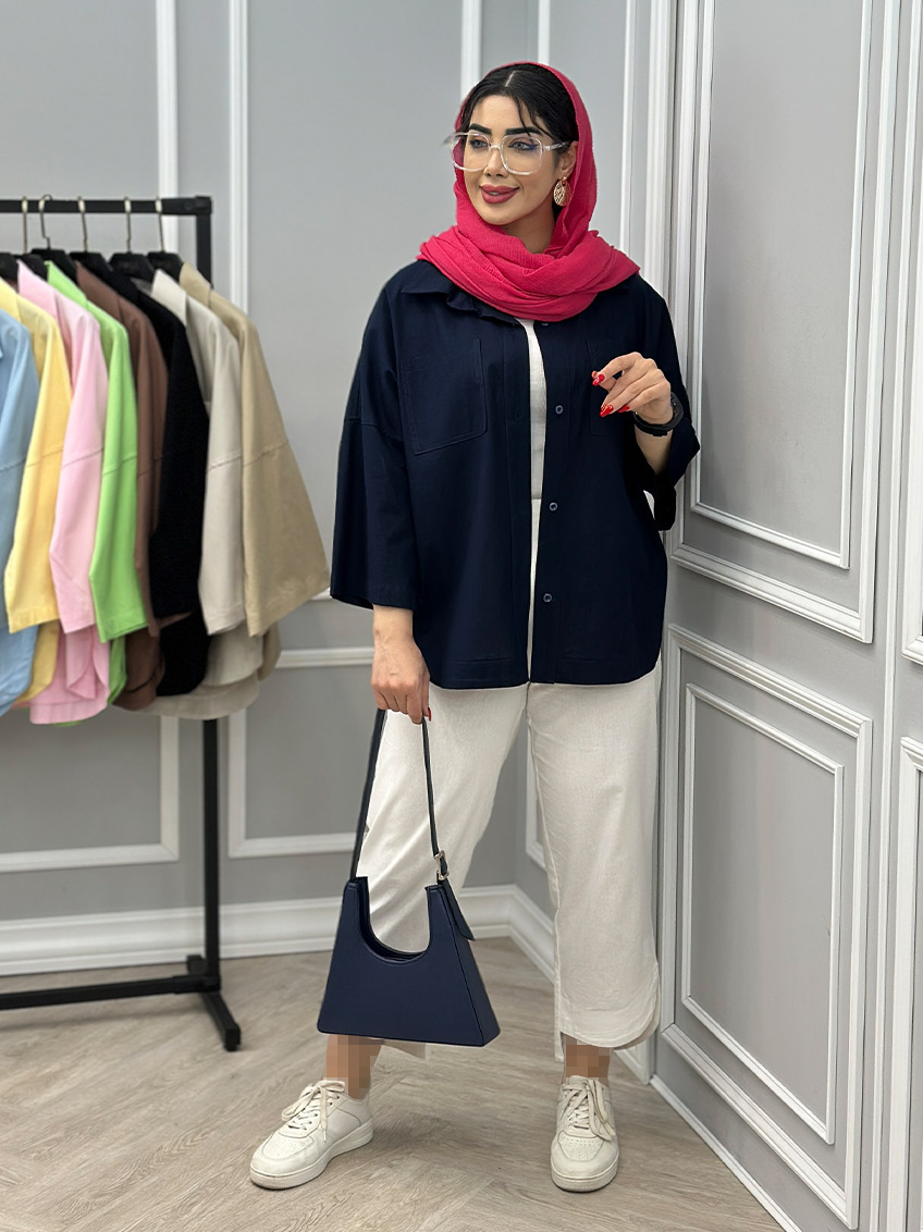 شومیز لینن هاله  1