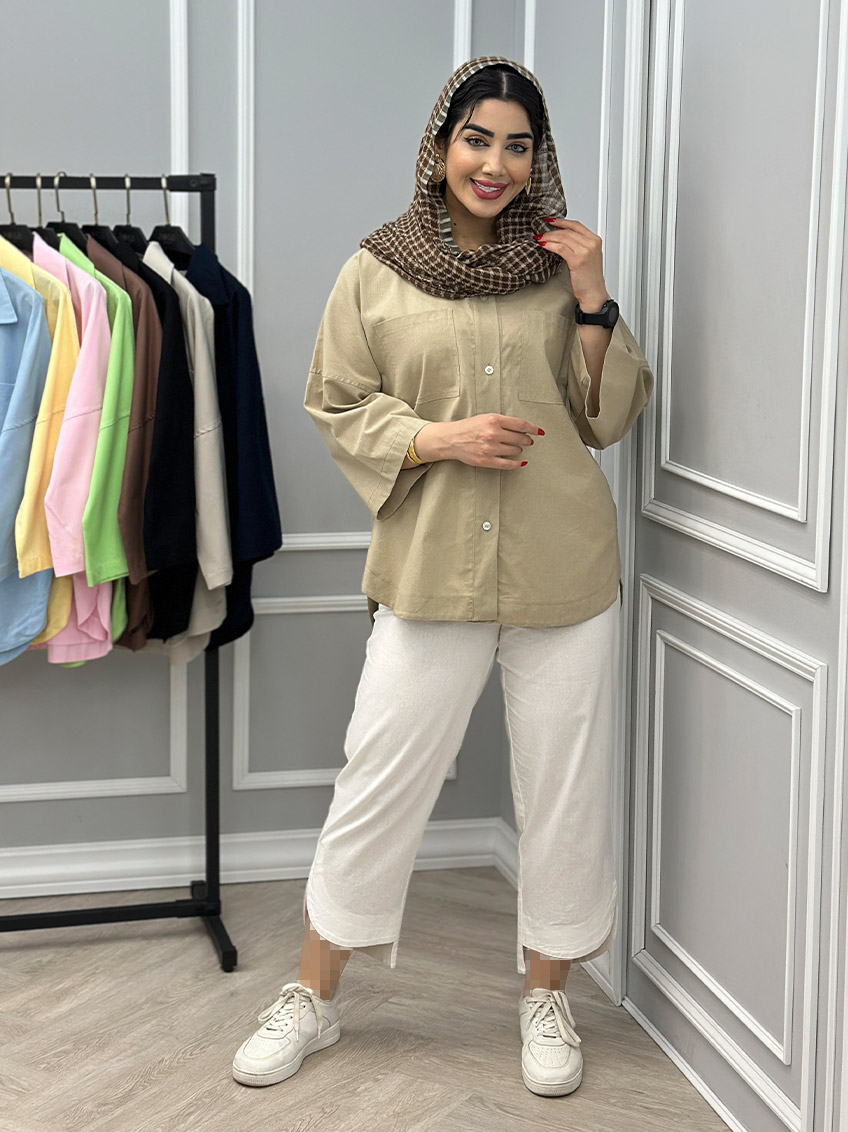 شومیز لینن هاله  1