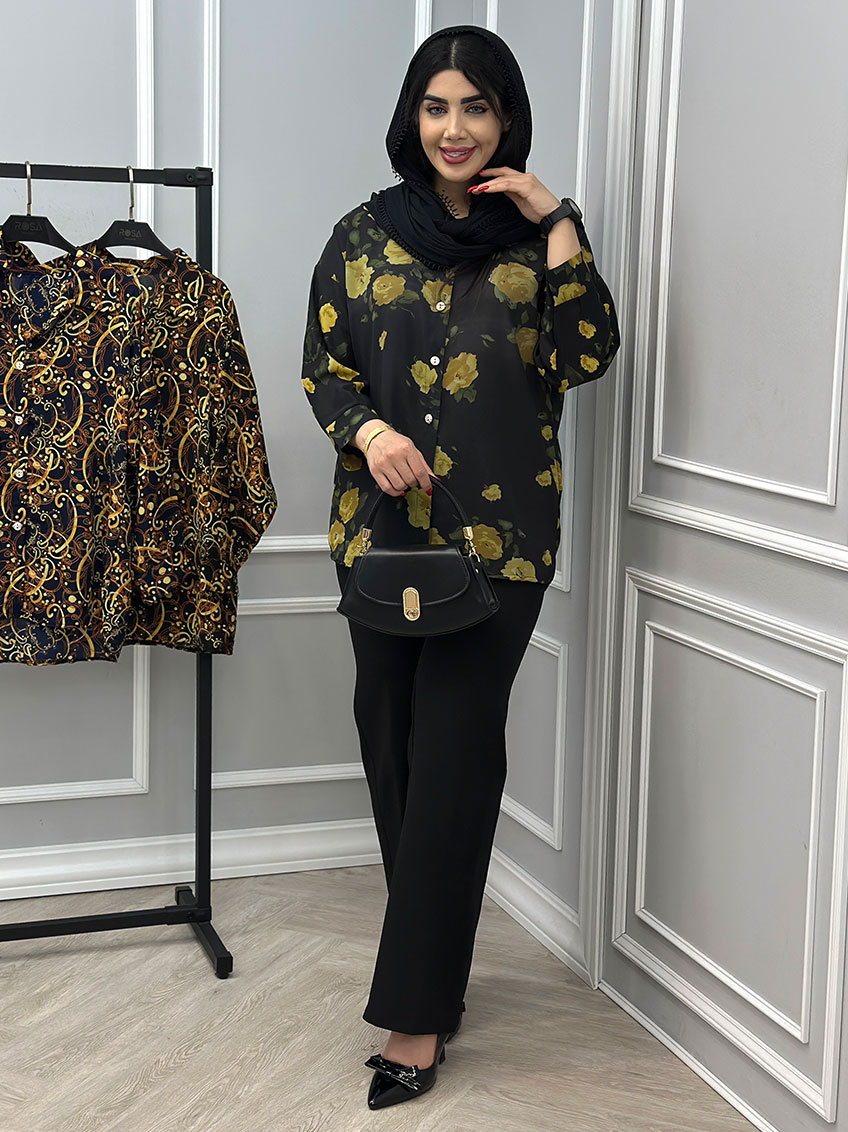 شومیز حریر نرگس 1