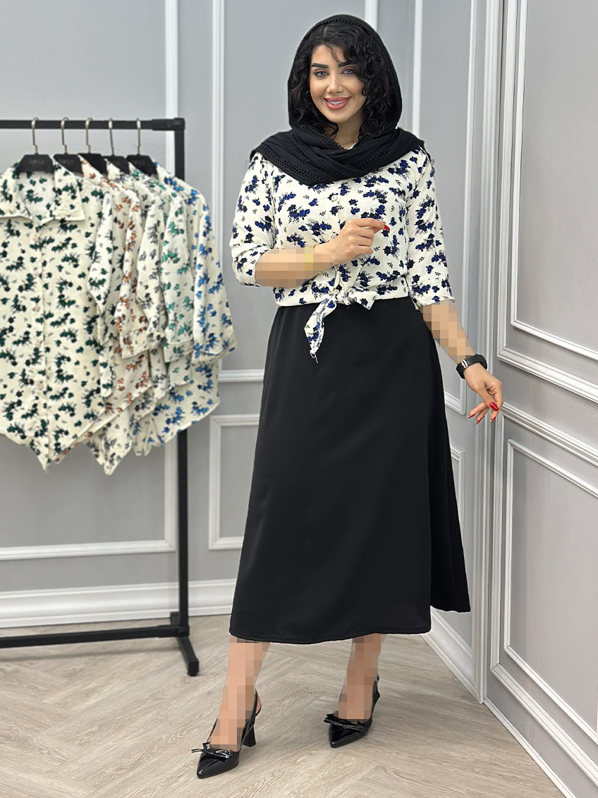 شومیز گره ای مهرنوش 1