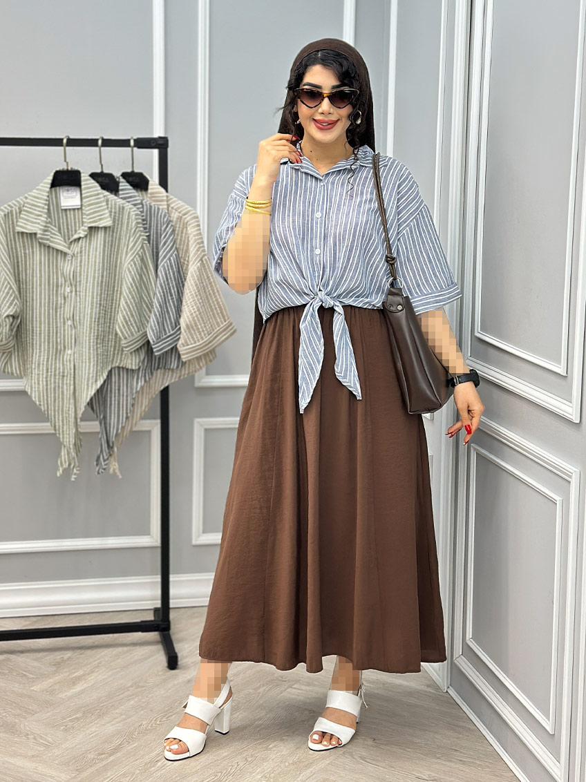 شومیز گره ای سیران  1