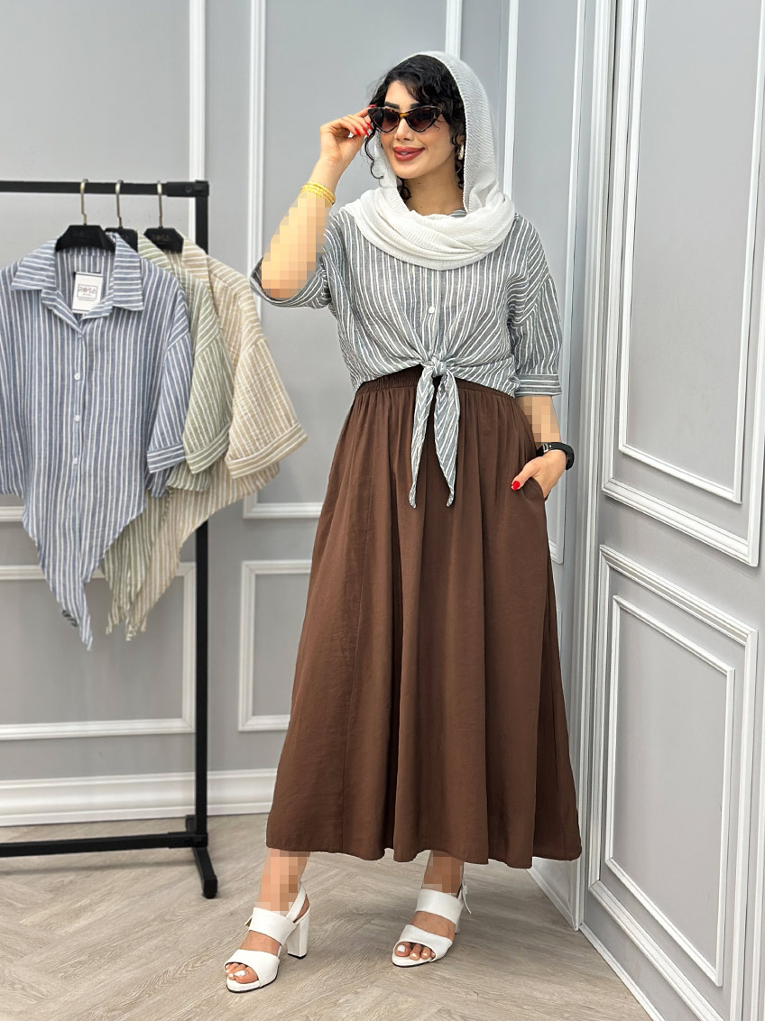 شومیز گره ای سیران  1
