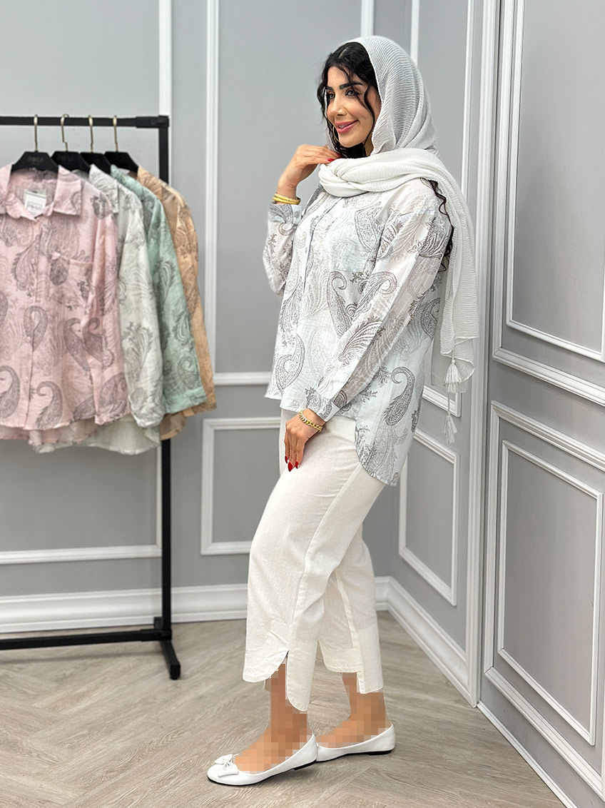 شومیز حریر شیشه ای 1