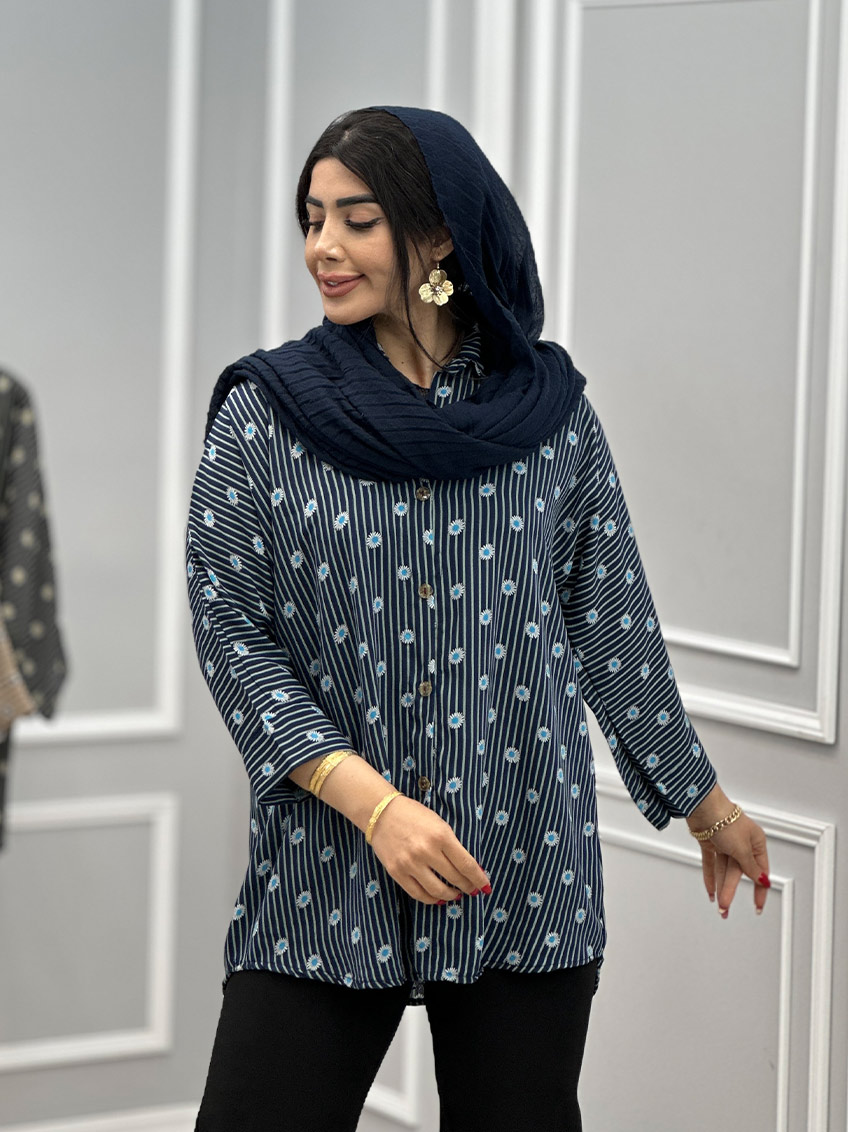 شومیز حریر وندا  1