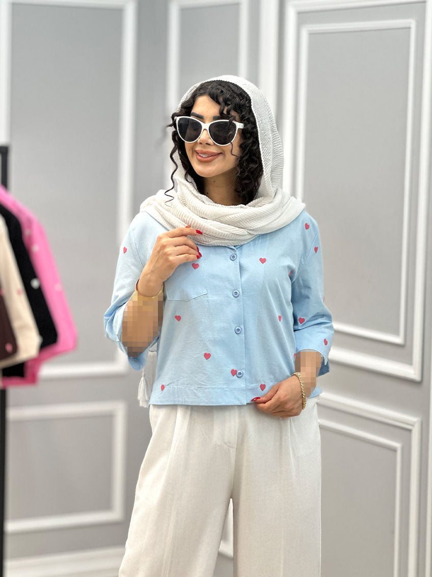 شومیز لینن شادلی 1