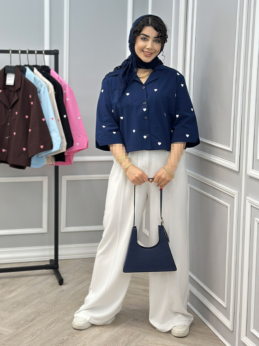 شومیز لینن شادلی 1