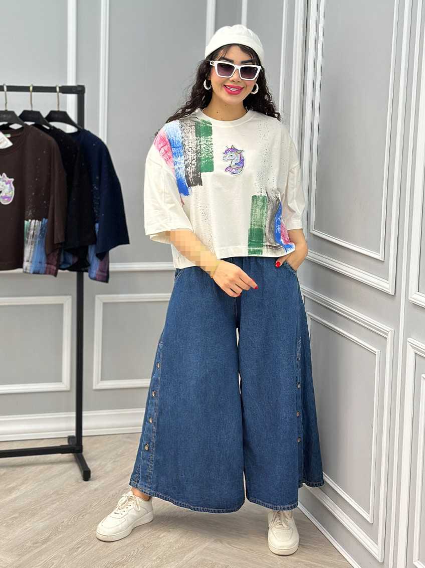 تیشرت کراپ رومینا 1