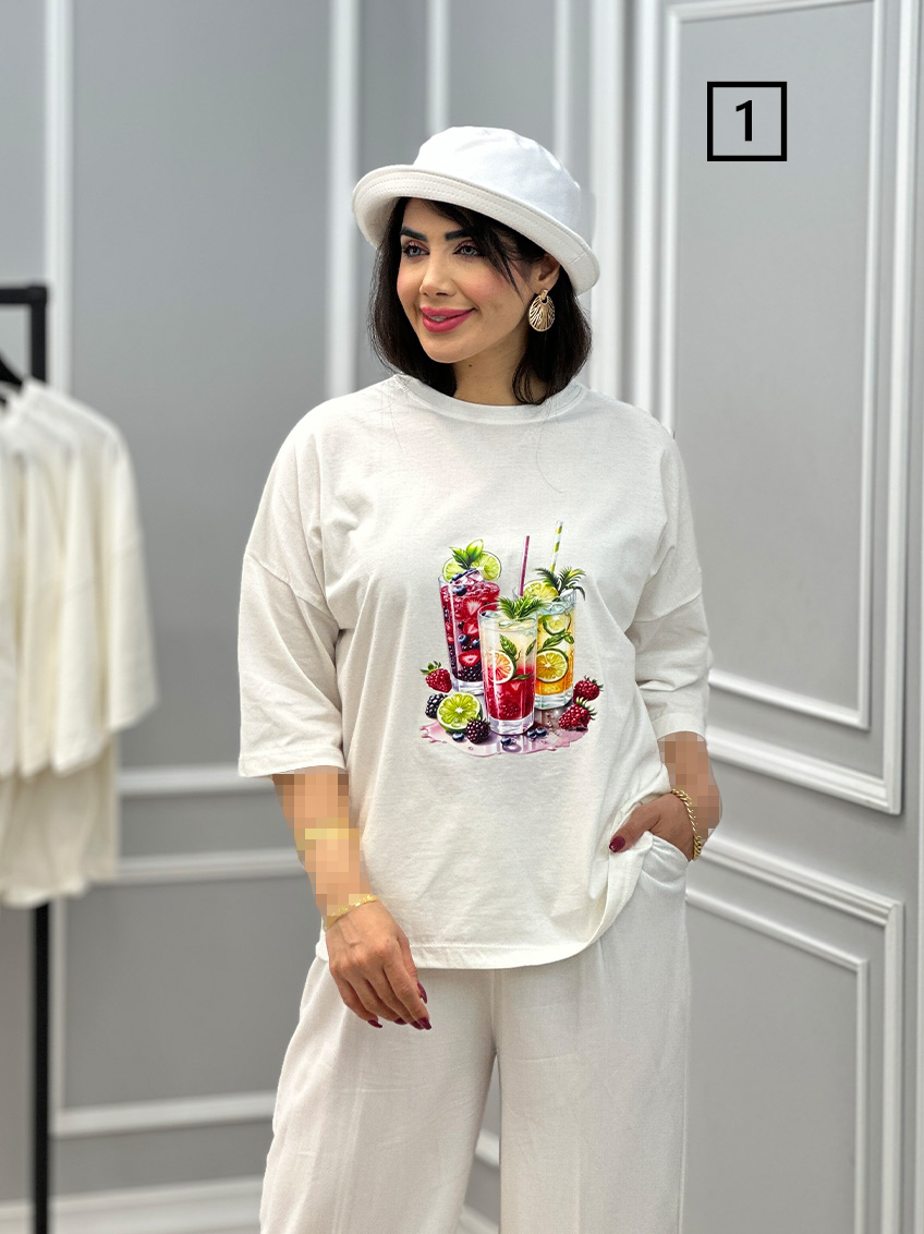 تیشرت نخ پنبه ماهک 1