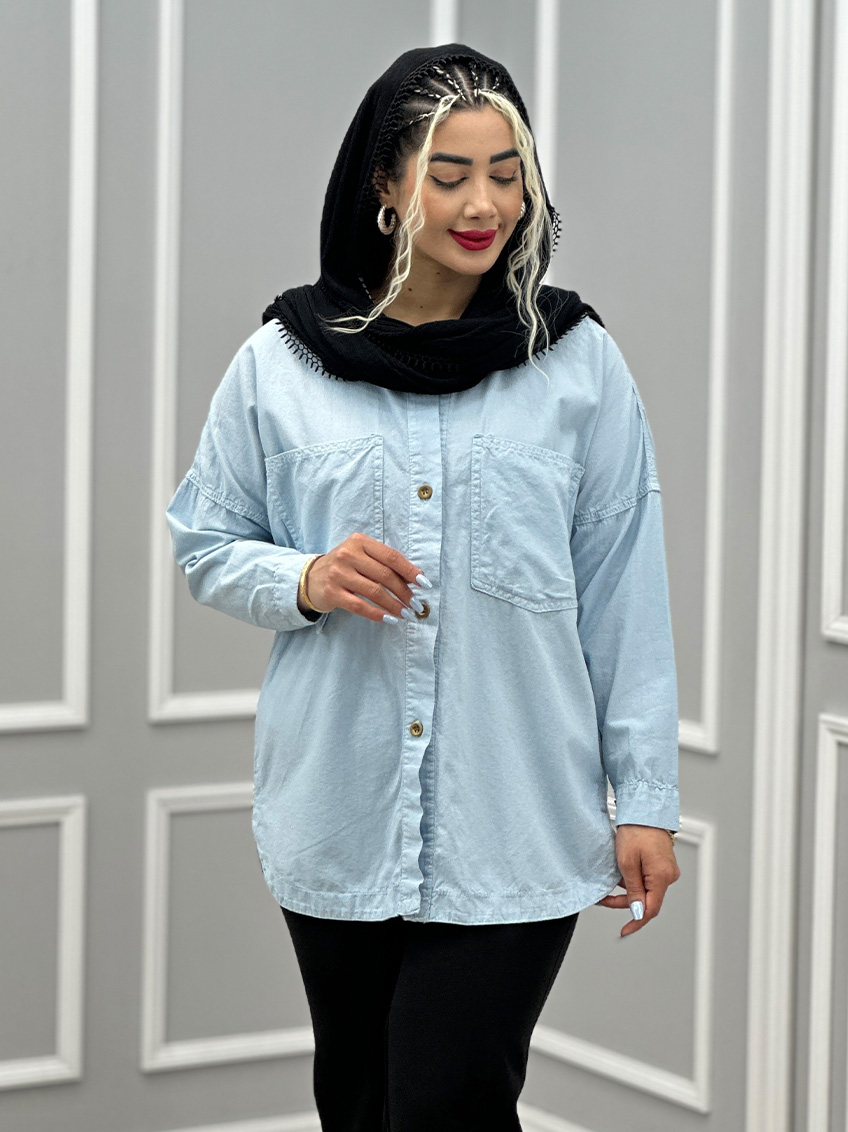 شومیز مداد رنگی  1