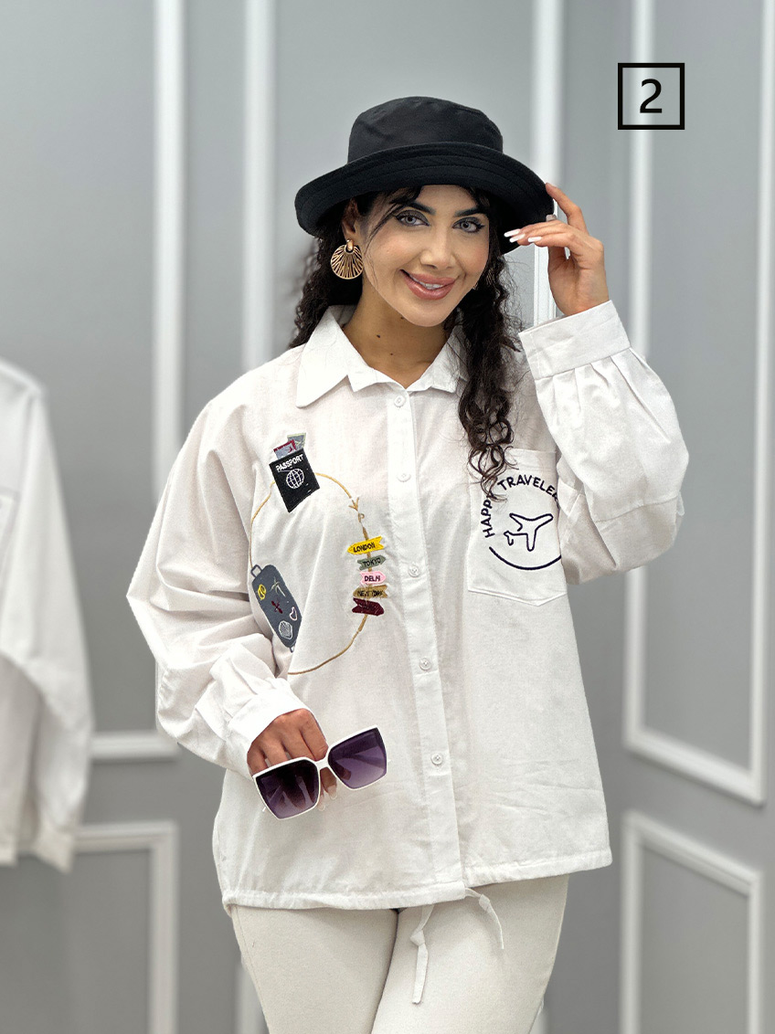 شومیز لینن پینار  1