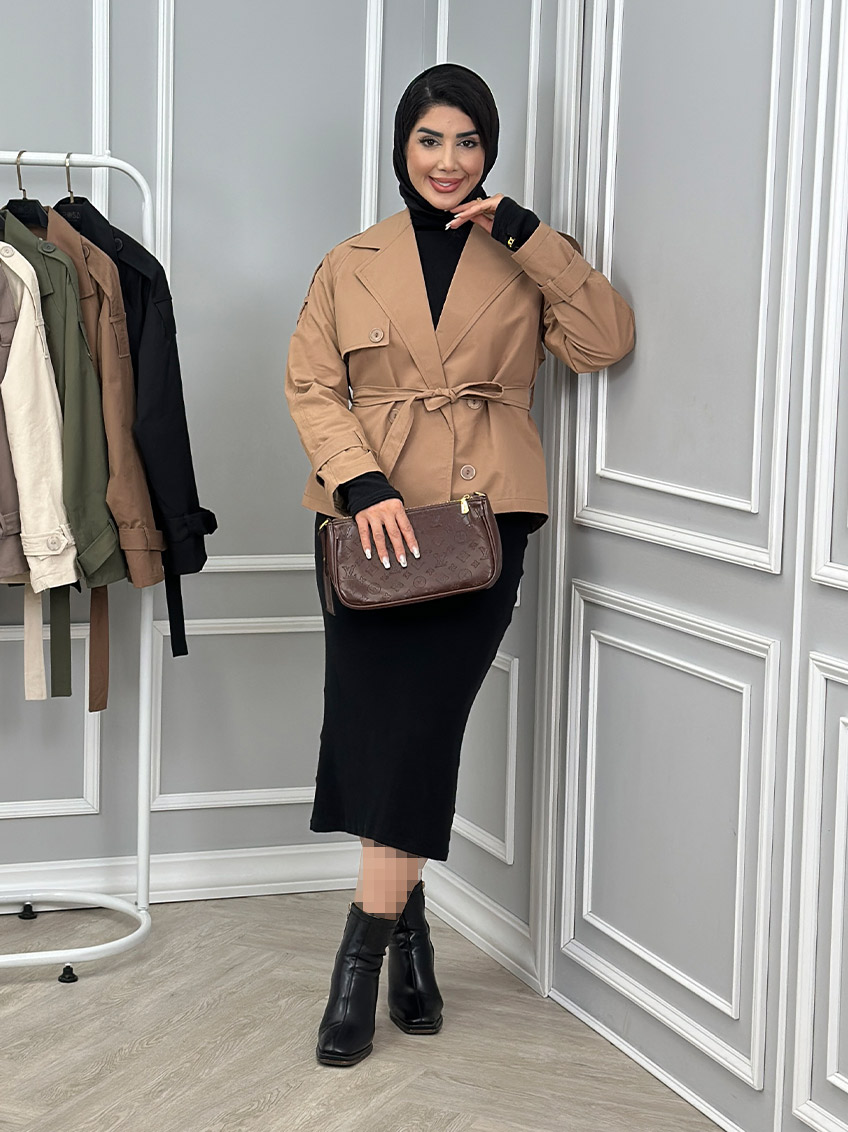 بارانی آستردار مهدیس 1