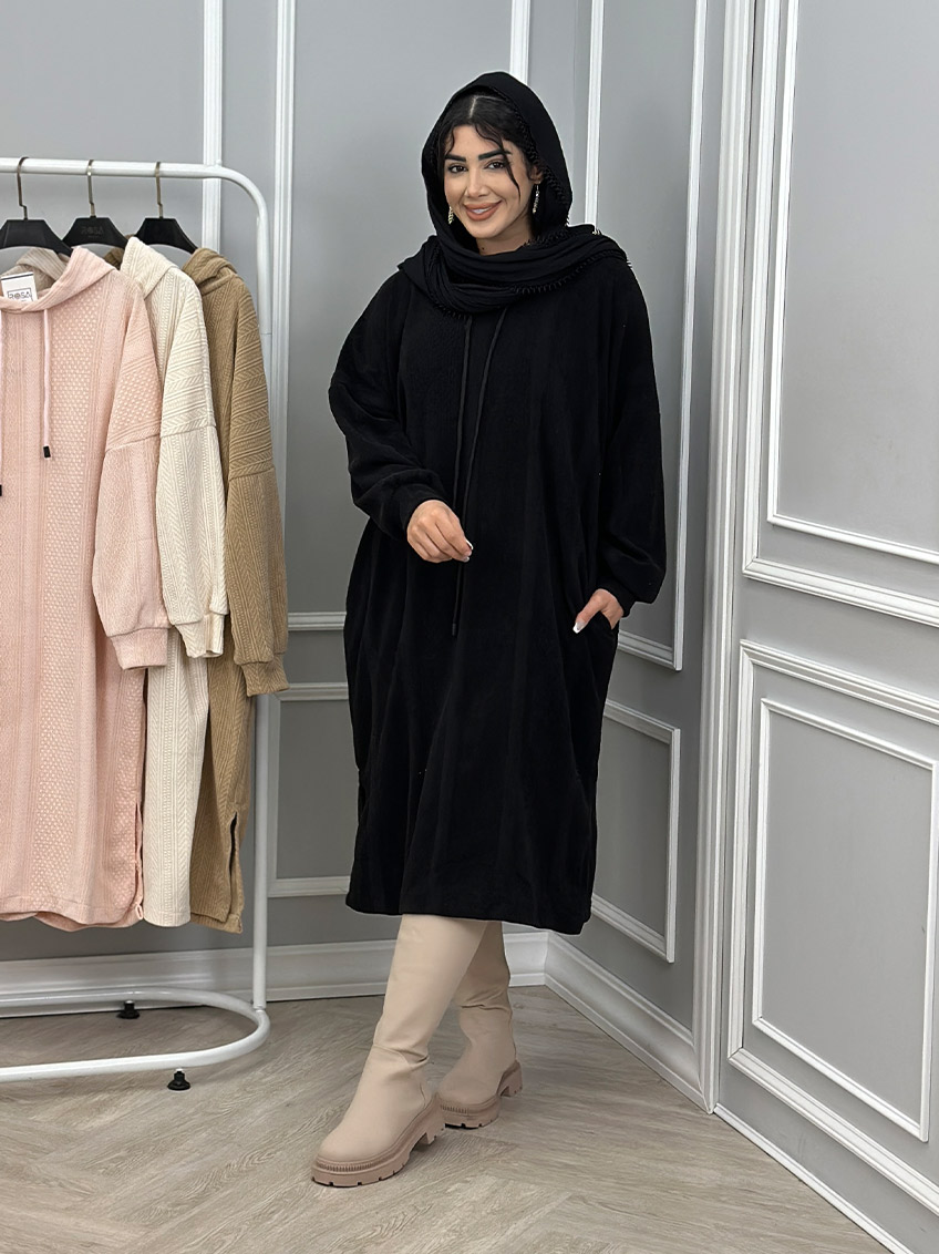 پیراهن کلاهدار پیوسته  1