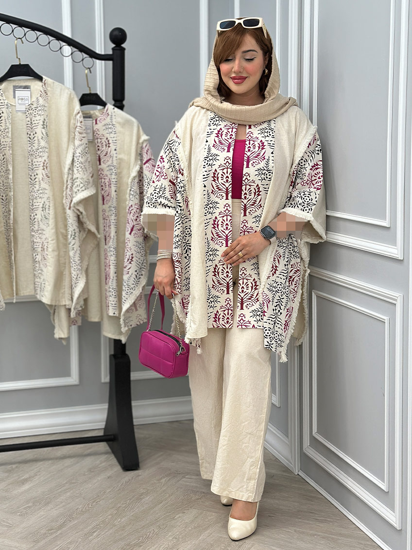 مانتو پانچ پریچهر کد : 2395