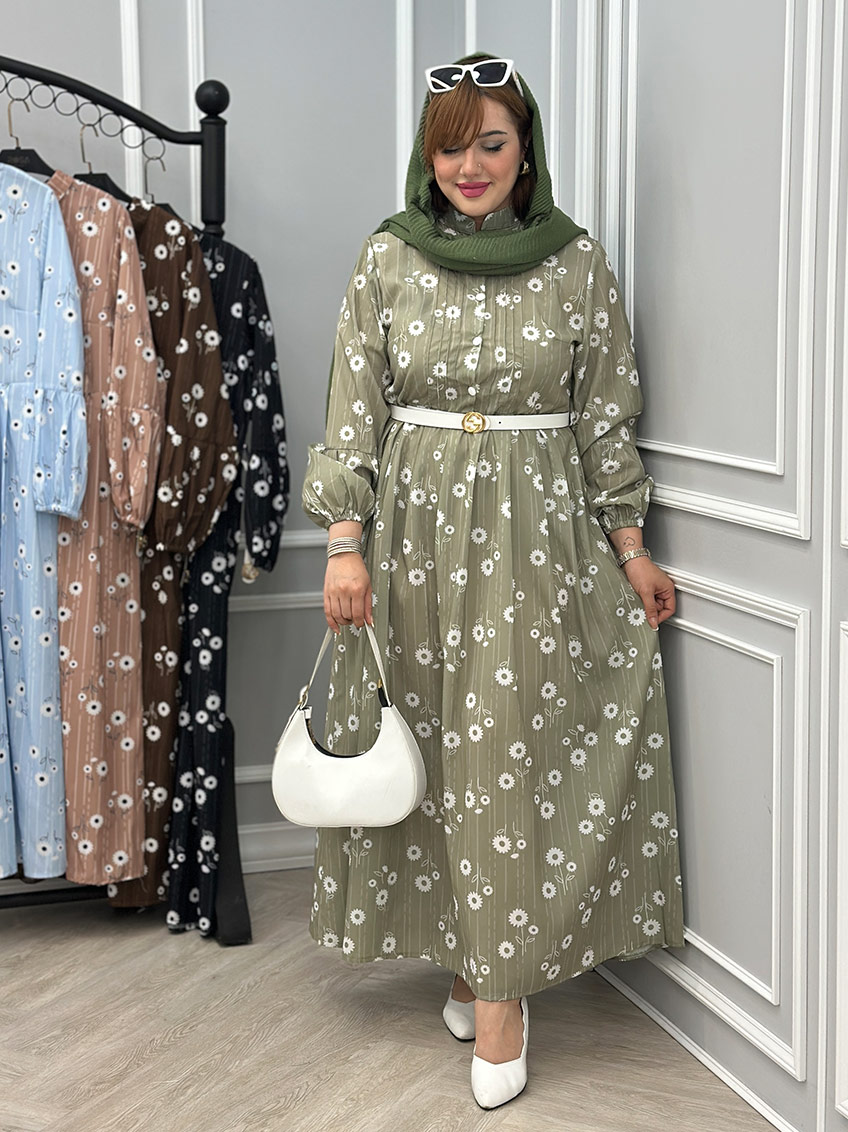 پیراهن برگ کد : 2646